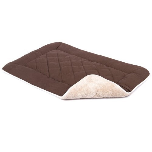 Нано подстилка Dog Gone Smart Sleeper Cushion, с меховой отделкой, цвет: коричневый, 53 х 76 см