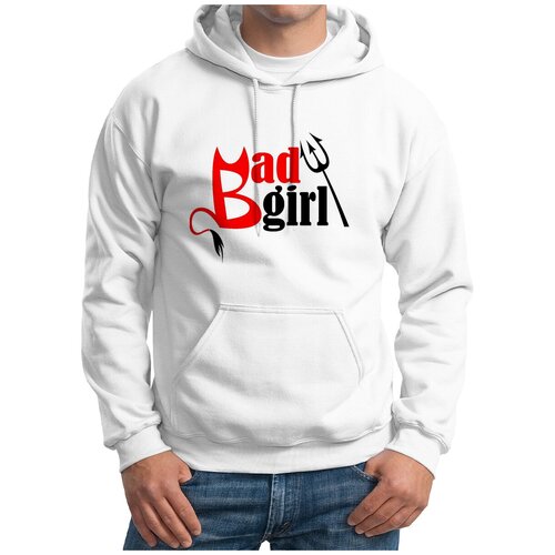 фото Толстовка худи серые coolpodarok bad girl (плохая девочка)