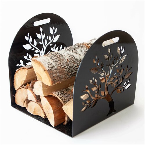 Дровница декор 