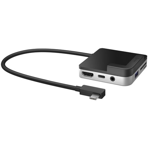 Адаптер j5create Travel Dock USB-C to 4K HDMI/USB/USB-C PD/SD/microSD/Jack 3.5 для iPad Pro/Air 2020 [JCD612] аксессуар j5create usb type c hdmi 4k jca153g