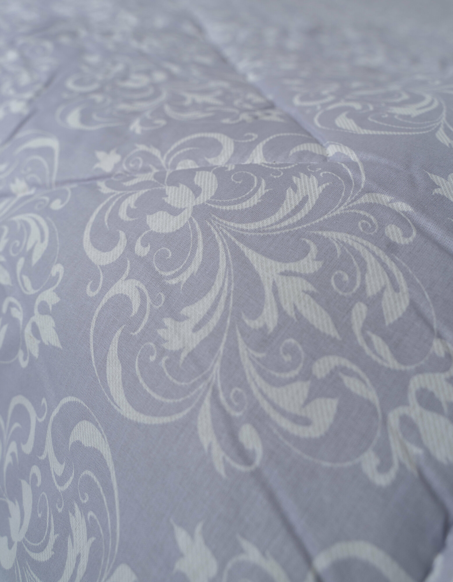 Одеяло зимнее утепленное лён двуспальное (172х205) "лаванда" - фотография № 14
