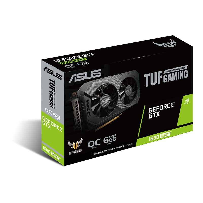 Игровая видеокарта ASUS TUF GTX 1660 Super 6GB