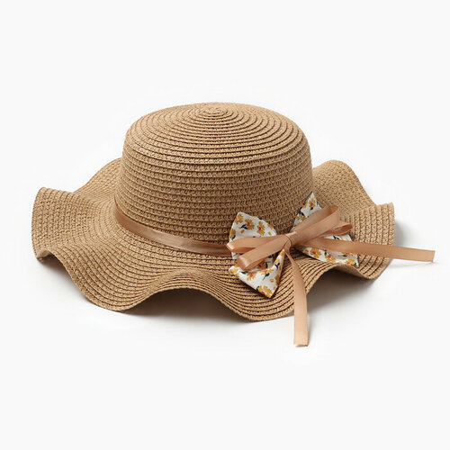 Шляпа Minaku, размер 54, коричневый шляпа размер 40 коричневый