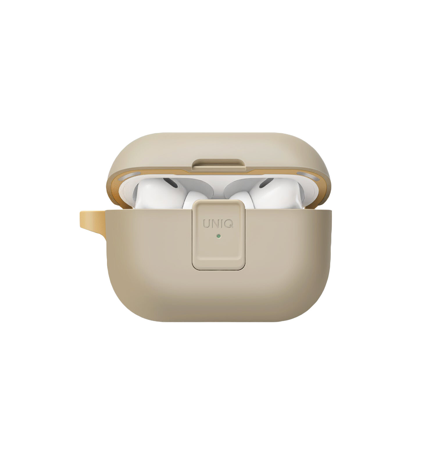 Uniq для Airpods Pro 2 чехол CLYDE Lock case Ivory/Canary Yellow — фото 1