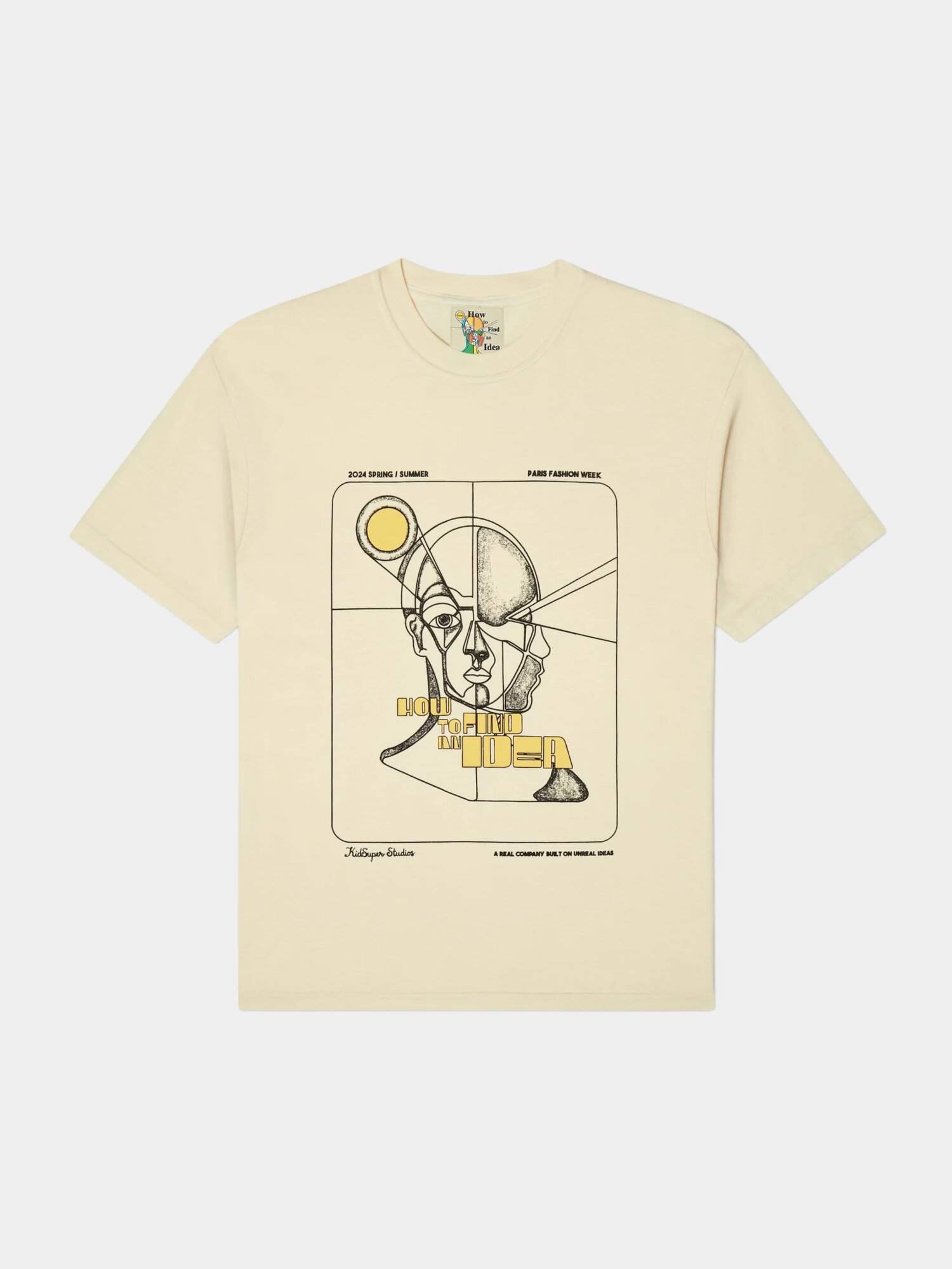 Футболка KidSuper, размер S, cream