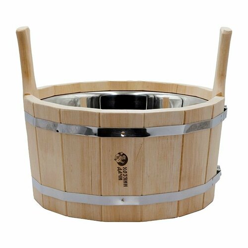 Шайка ШДН-12 12 л с нержавеющей вставкой