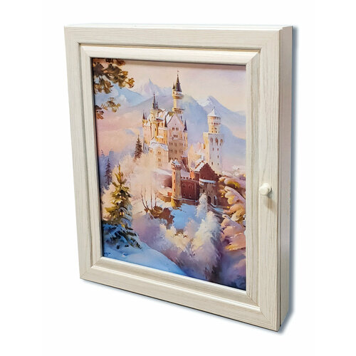 Ключница настенная Neuschwanstein Размер 32х28х6 см 7 крючков Арт 24-кРР25 1380₽
