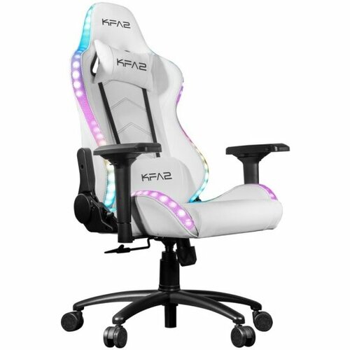 Игровое кресло KFA2 Gaming Chair 01 RGB SE White With RGB remote control