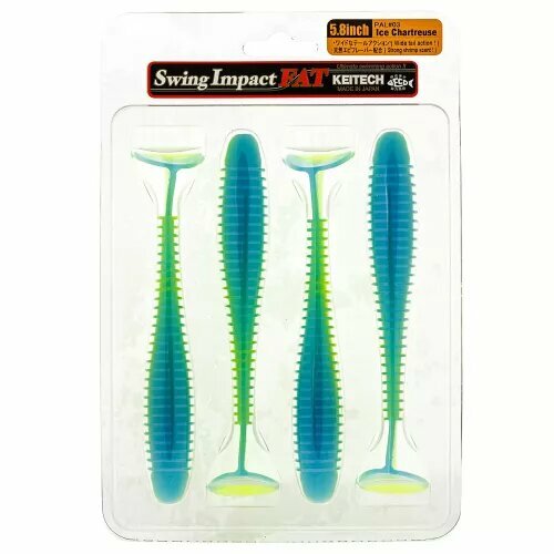 Силиконовая приманка Keitech Swing Impact Fat 5.8 PAL#03 15см. 4шт.