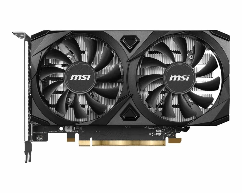 MSI NVIDIA GeForce RTX 3050 6 Гб GDDR6 96 бит PCIE 4.0 16x 2xВыход HDMI 1xВыход DisplayPort 3050VENTUS2XE6GOC