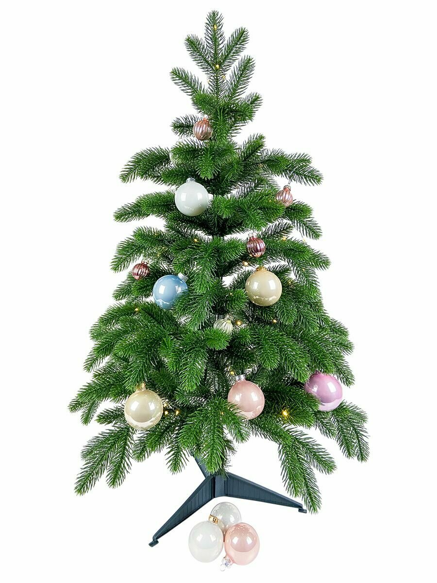 Елка искусственная новогодняя "Барселона", Crystal Trees, литая, 60см.