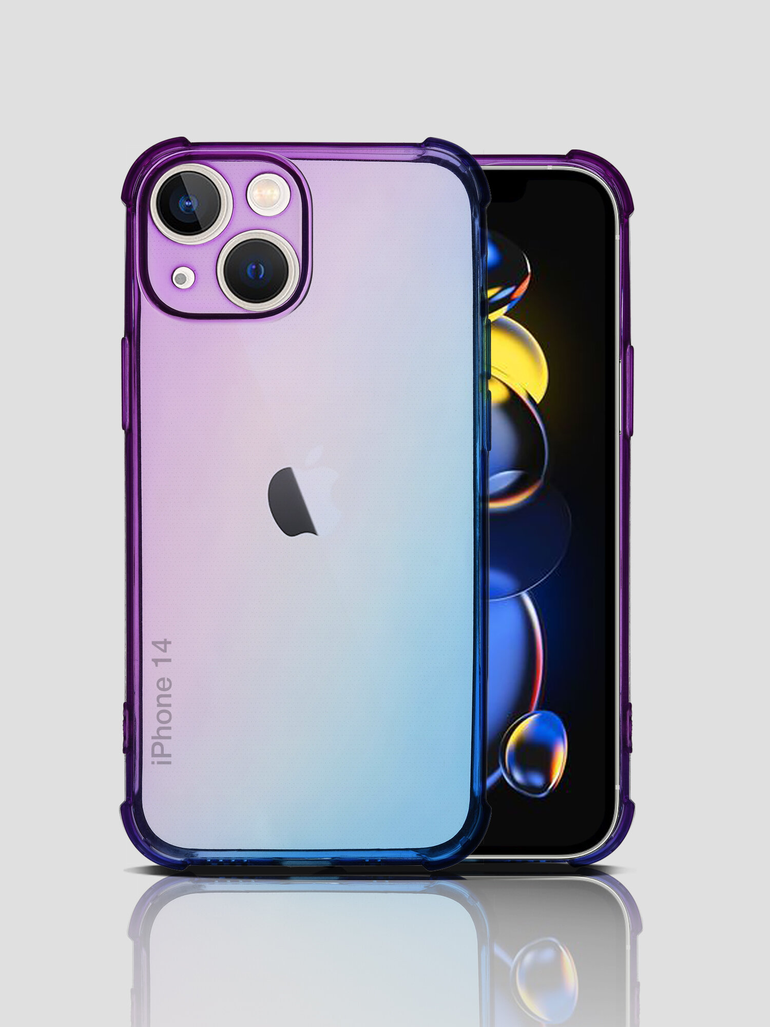 Чехол для смартфона Apple iPhone 14 градиент противоударный