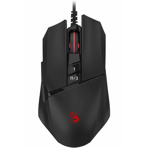 Мышь A4Tech Bloody W65 Max Mini черный оптическая 12000dpi USB 9but 3094₽