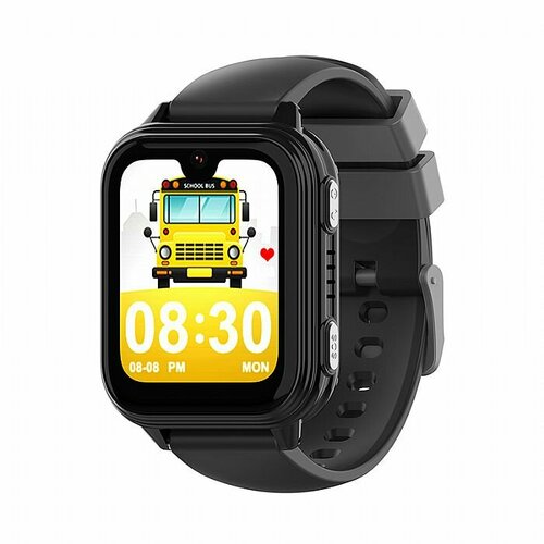 Wonlex Умные часы для детей KT33 с голосовым помощником Маруся Детские часы-телефон GPS AMOLED экраном версия ANDROID 81 черные 6300₽