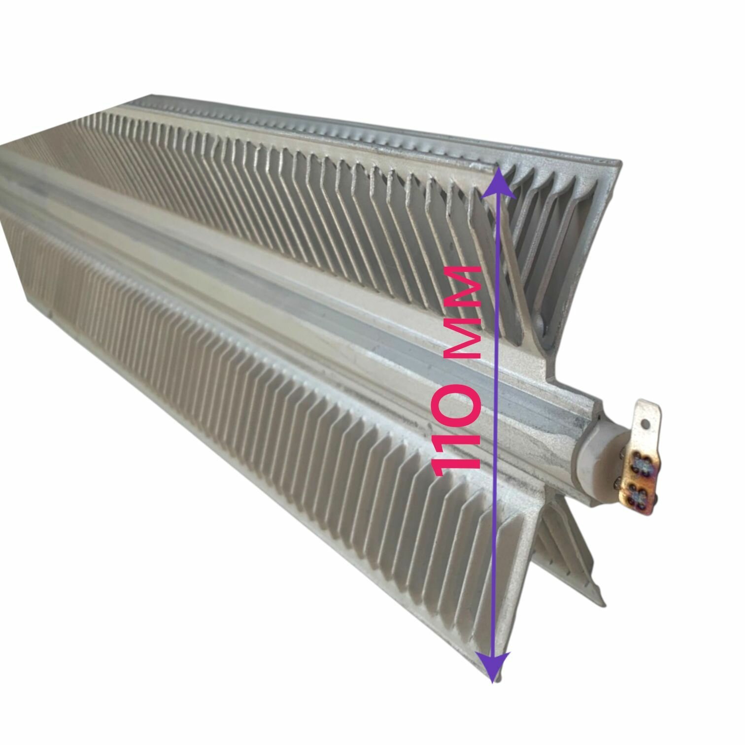 Универсальный ТЭН 2000W (1000W+1000W) для конвекторов — фото 1