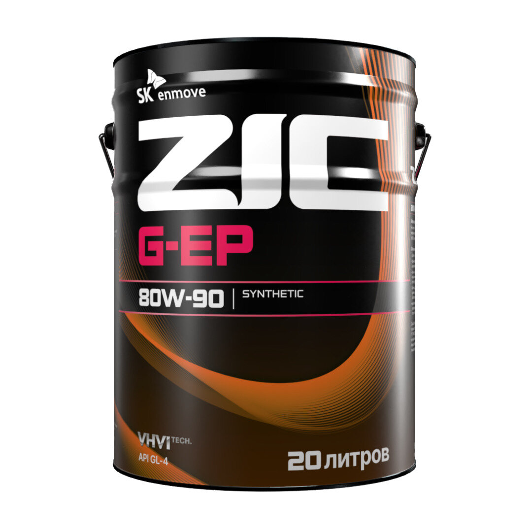 Масло трансмиссионное ZIC G-EP Synthetic SAE: 80W-90 API: GL-4 20 Л