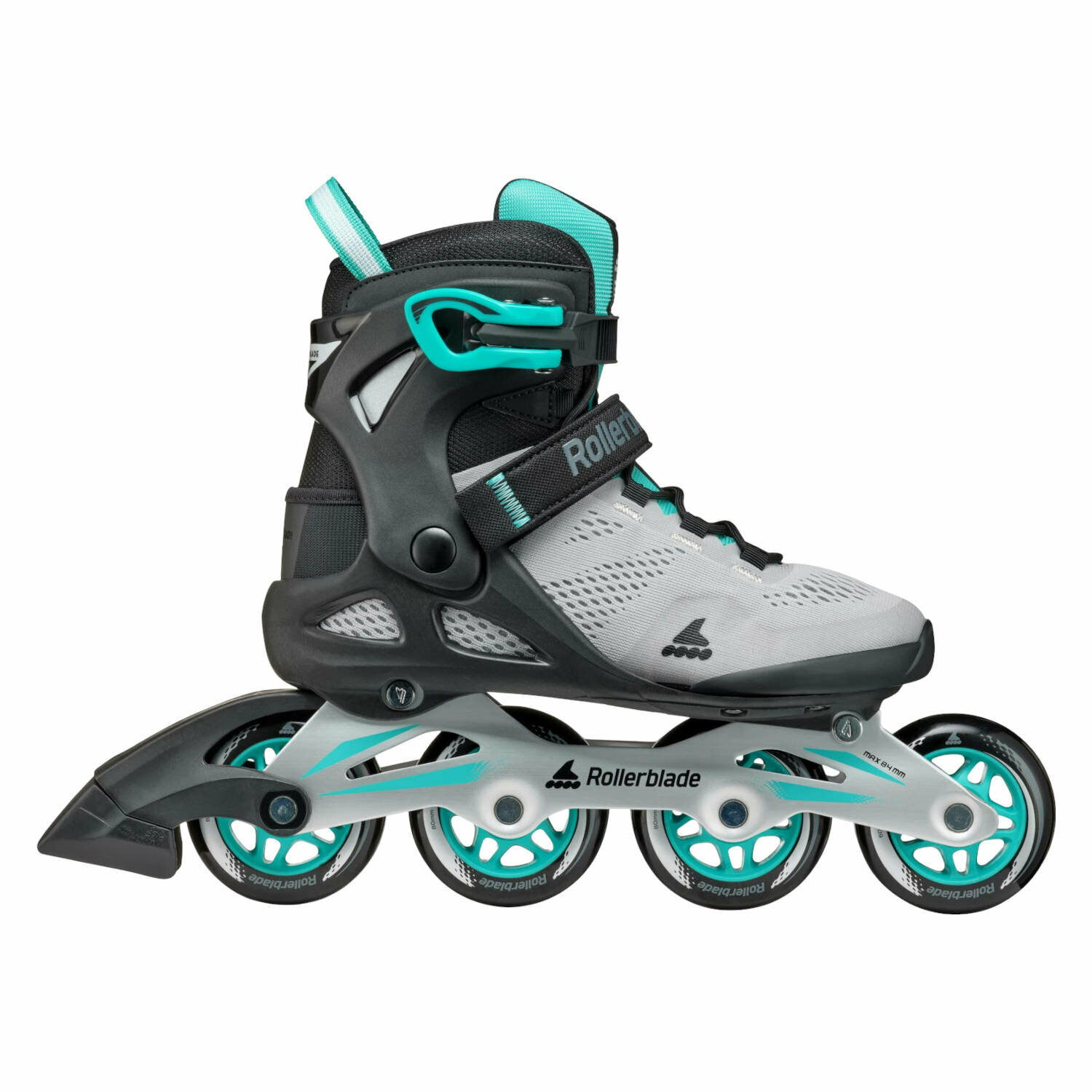 Роликовые коньки Rollerblade Macroblade 80 Grey/Teal Blue (EUR:39)