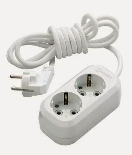 Изображение товара Удлинитель Makel MGP 114, 2 гнезда, 5 метров, с землей, белый