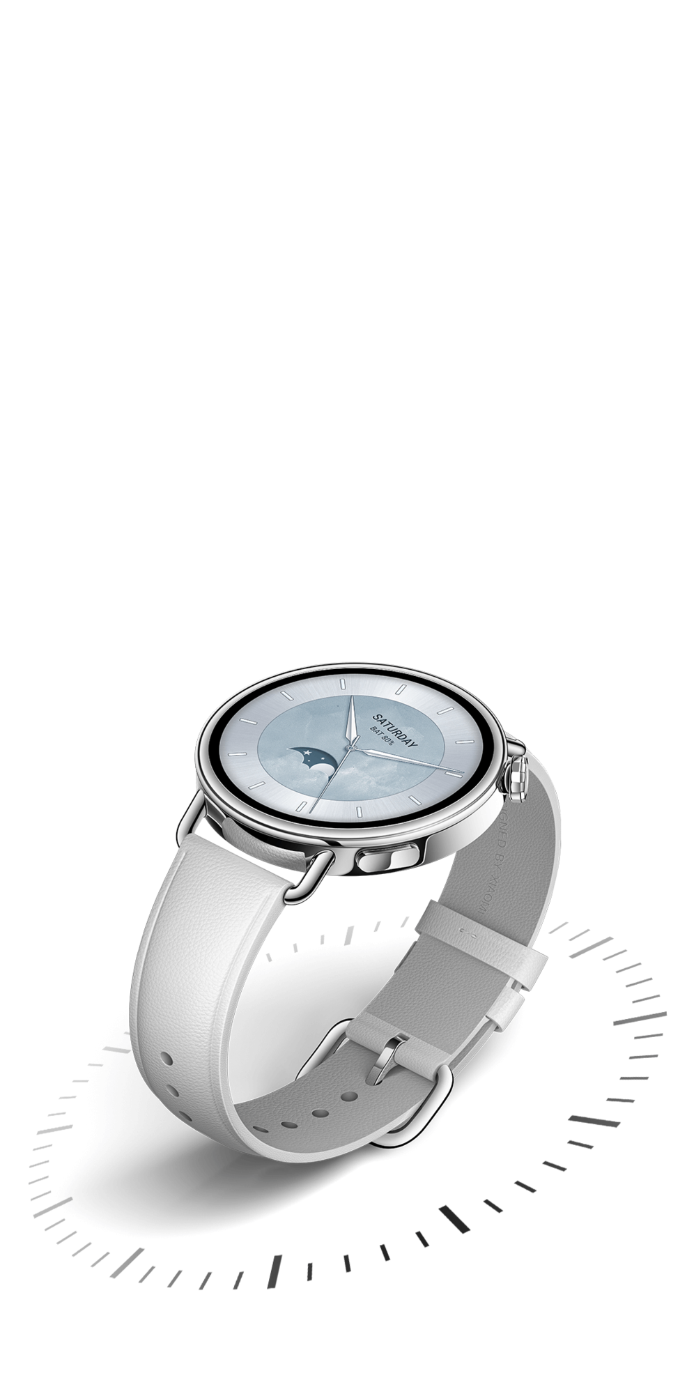 Смарт-часы от бренда Xiaomi Watch S4 41mm Leather Strap(White) — фото 1