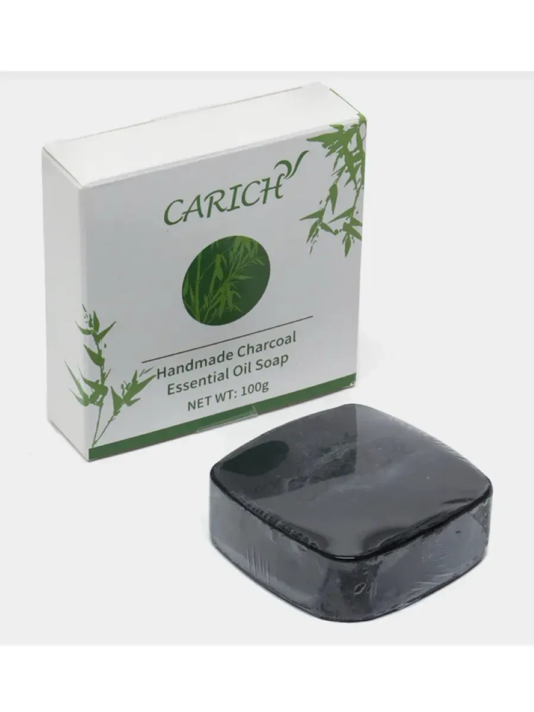 CARICH Мыло с эфирными маслами Бинчотан ручной работы/100г, Greenleaf — фото 1