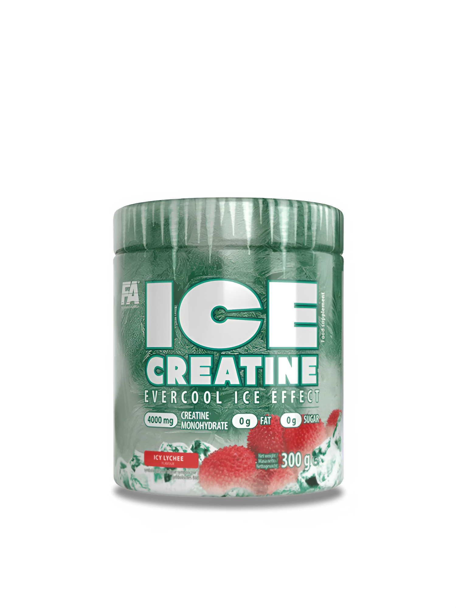 Креатин моногидрат FA Ice Creatine, с охлаждающим вкусом, 300г, 60 порций, icy lychee