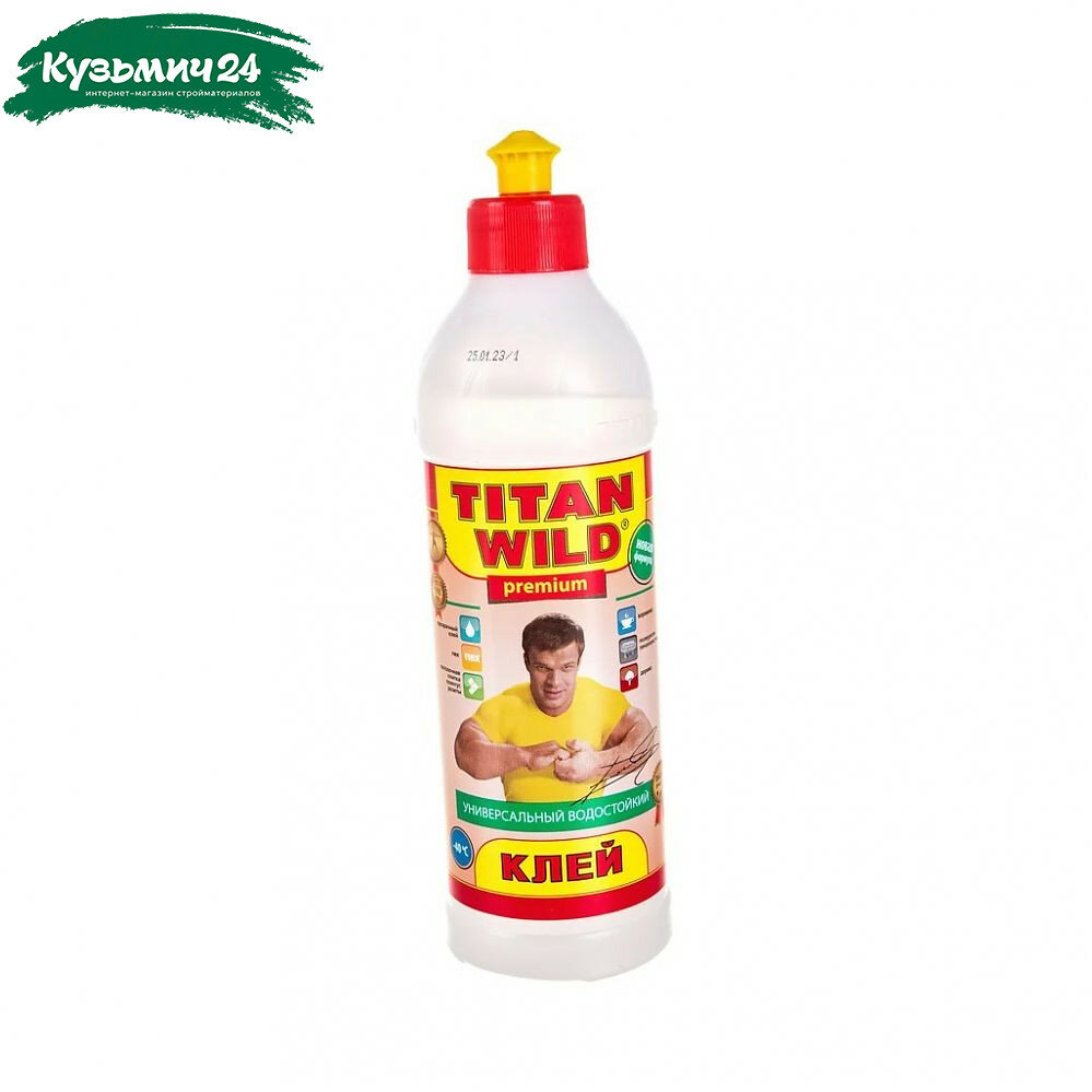 Клей Titan Wild Premium универсальный прозрачный водостойкий 0.5 л 2 шт.