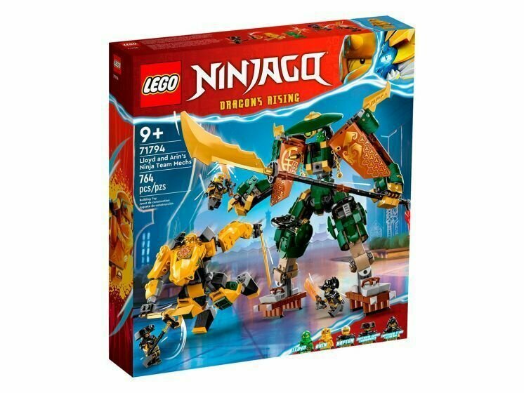 LEGO Ninjago 71794 Командные роботы ниндзя Ллойда и Арин