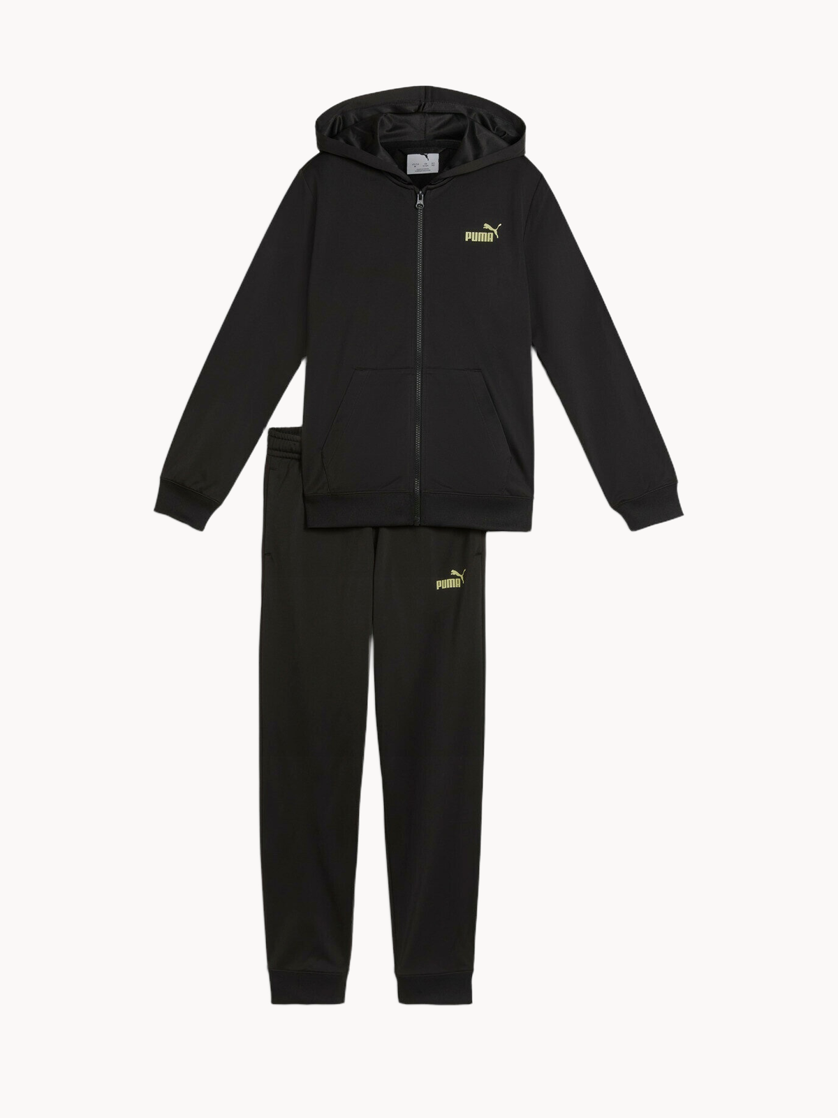 Костюм спортивный PUMA Hooded Full-Zip Poly Suit размер 140 черный