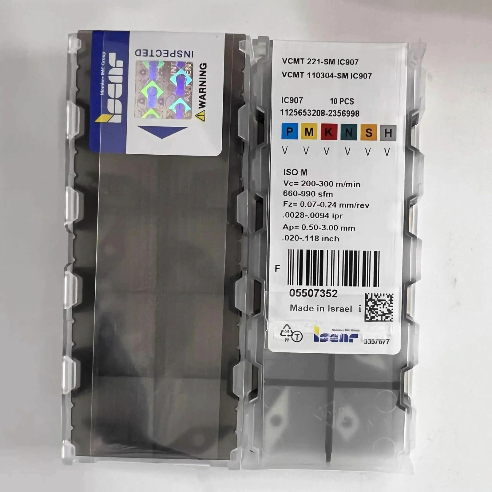 VCMT110304-SM IC907 / Карбид лезвие 10 шт.