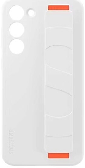 Чехол Samsung для Galaxy S23+, Silicone Grip Cover, белый(EF-GS916TWEGRU)
