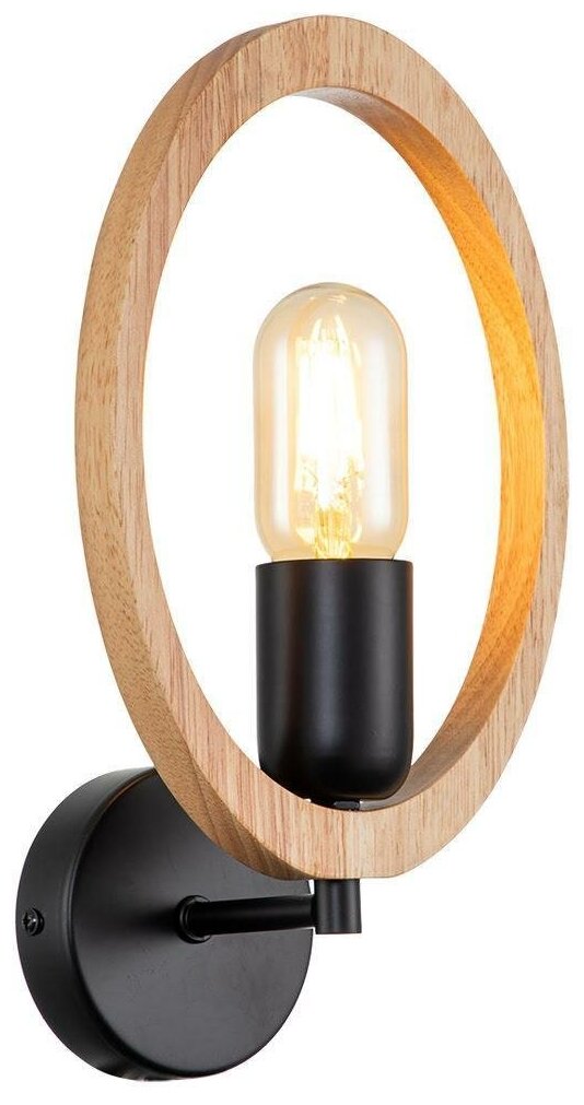 Бра Escada Rustic 10196/1A цвет Черный/Черный материал Металл/Дерево