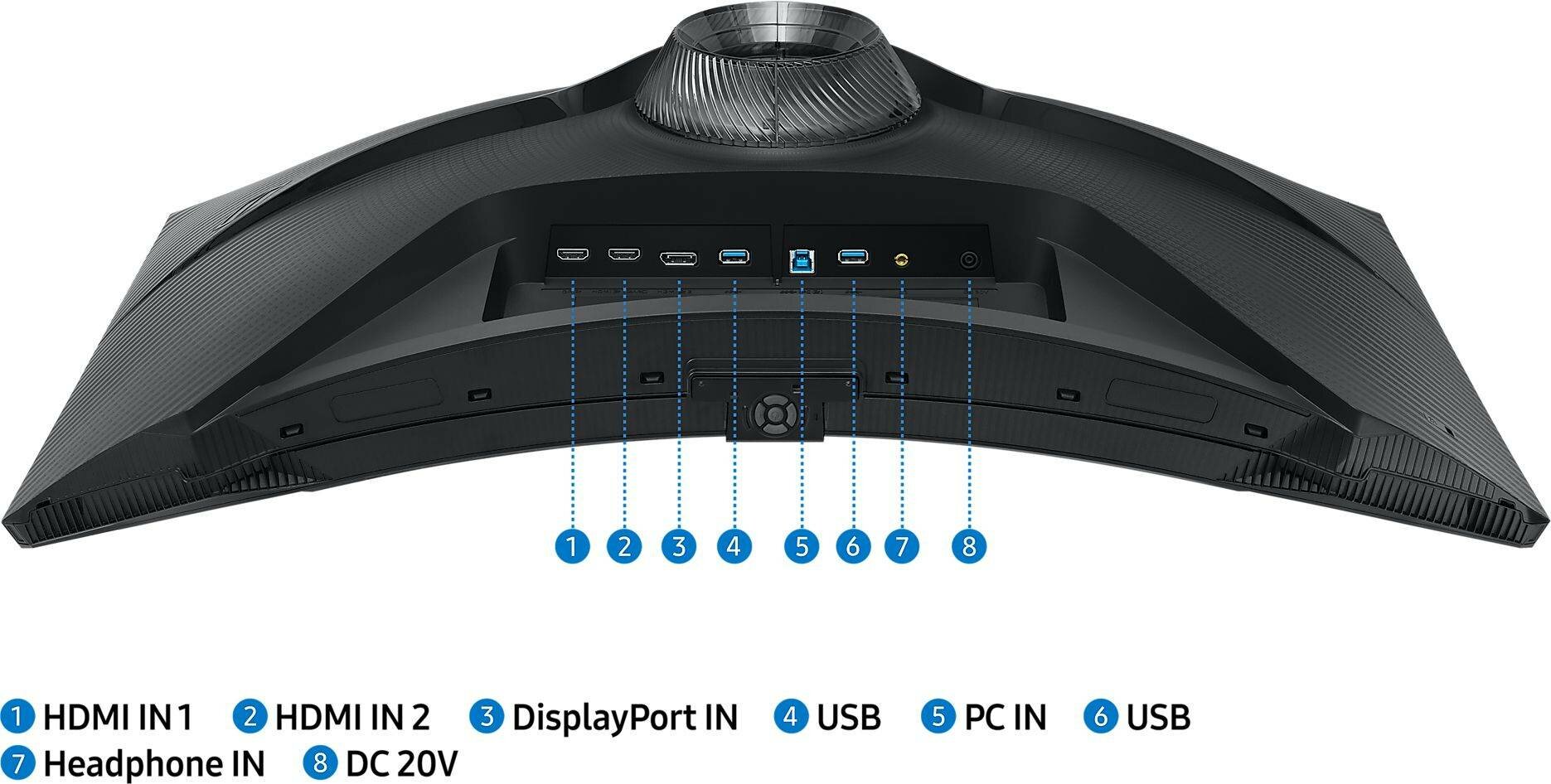 Монитор 32" Samsung LS32BG752NIXCI 4K 3840x2160 VA LED 16:9 HDMI HAS Piv 350cd 178гр/178гр FreeSync Premium Pro DP USB - фото №18