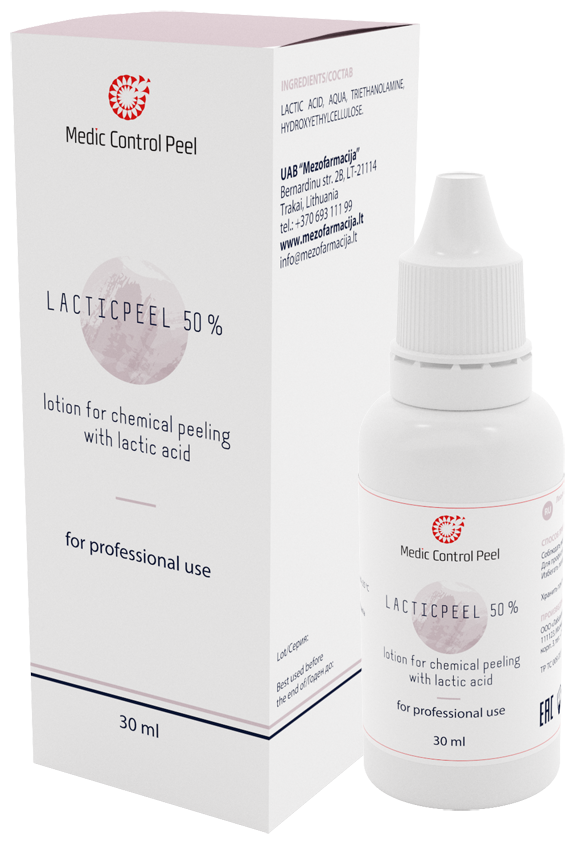 Молочный пилинг 30мл, Lacticpeel 50% / MedicControlPeel