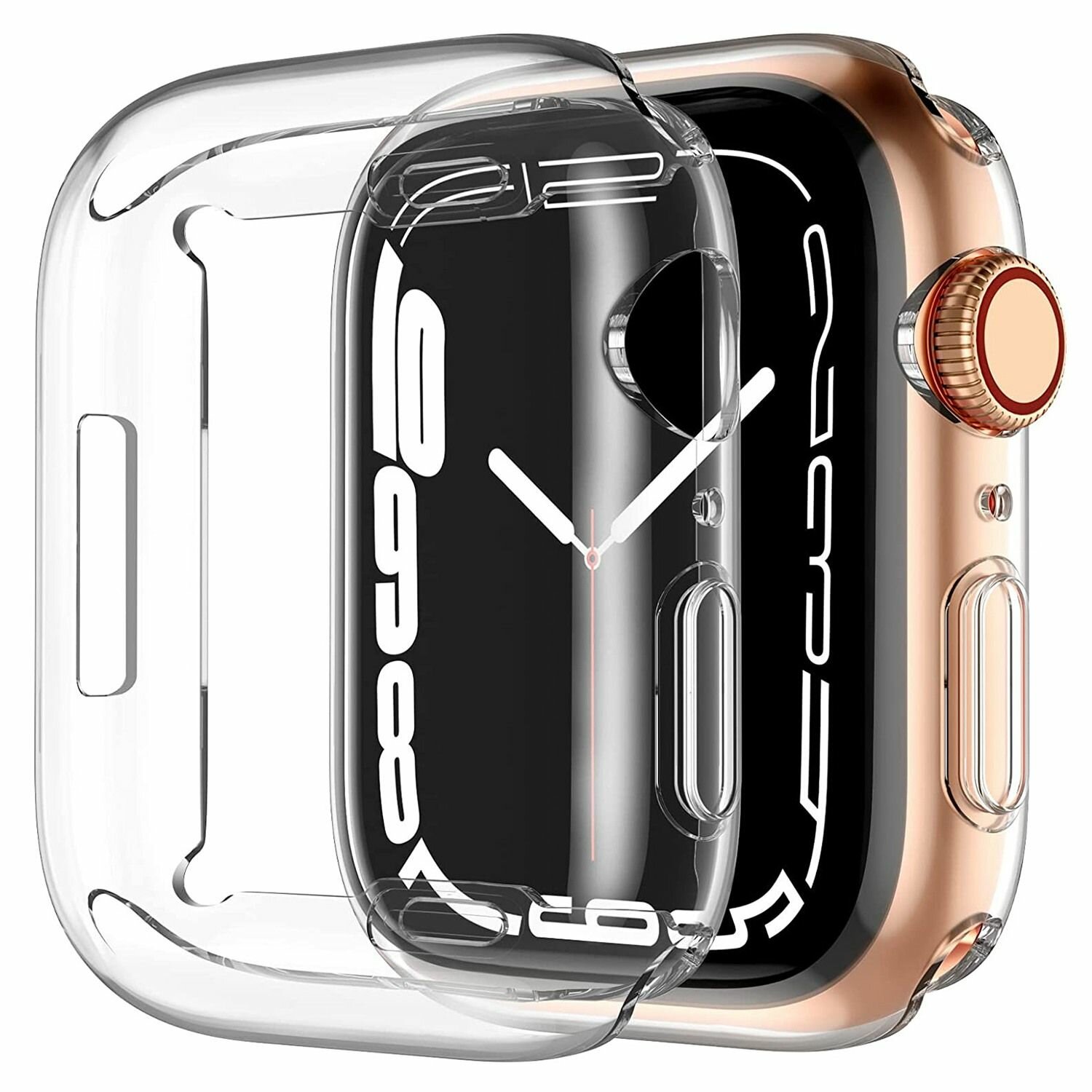 Защитный чехол для Apple Watch Series 8 41мм / 7 41мм - прозрачный