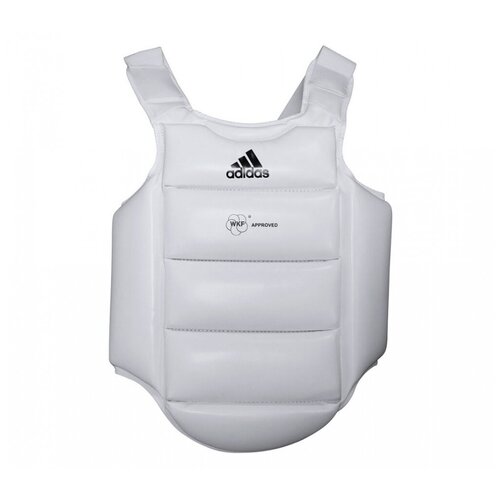 Защита корпуса детская Body Protector wkf белая c черным логотипом XS