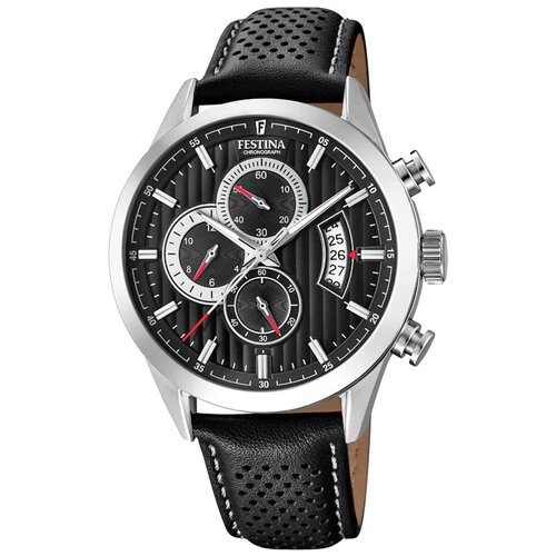 Наручные часы FESTINA Chrono Sport, серебряный наручные часы tomi мужские кварцевые кожаный ремешок коричневый серебряный