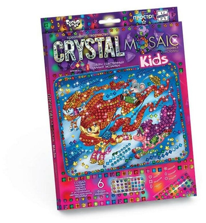 Набор креативного тв-ва Crystal Mosaic Kids Пони