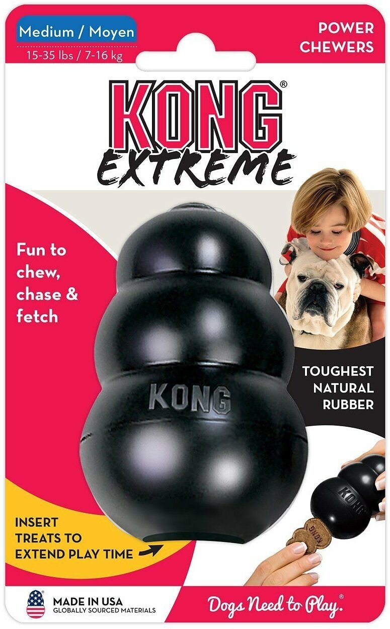 Игрушка для собак KONG M очень прочная средняя, 8х6 см - фото №16