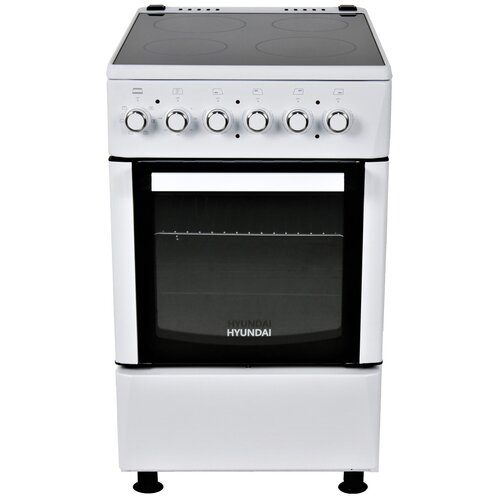 Плита Электрическая Hyundai REE225 белый стеклокерамика без крышки 4333000₽