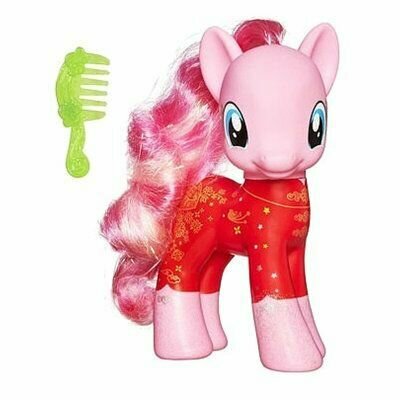 My little pony Пинки Пай Pinkie Pie пони 20 см в китайском стиле, Hasbro,2013год