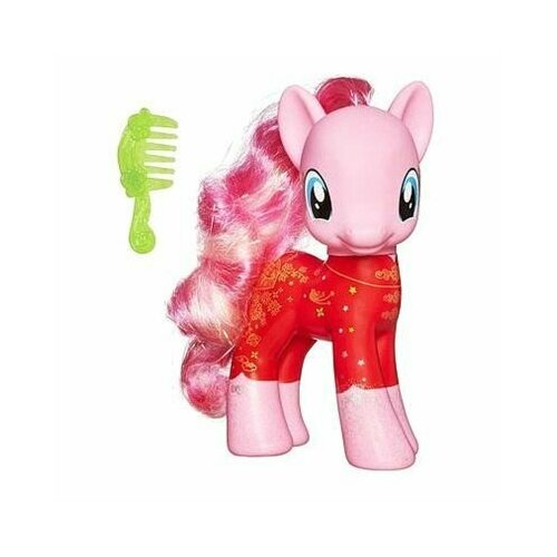 My little pony Пинки Пай Pinkie Pie пони 20 см в китайском стиле, Hasbro,2013год