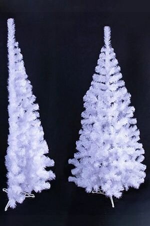Пристенная искусственная елка Снежана Белая 180 см, ПВХ, Ели PENERI Е3918В
