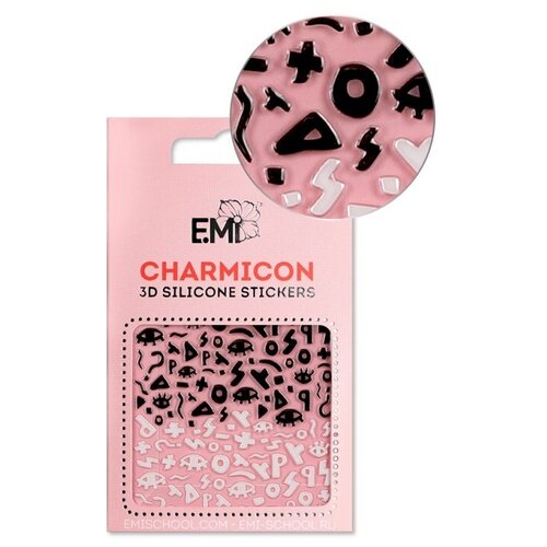 E.Mi, 3D-стикеры №119 Тайные символы Charmicon 3D Silicone Stickers