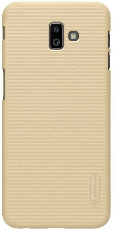 Накладка пластиковая Nillkin Frosted Shield для Samsung Galaxy J6 Plus (2018) J610 золотая