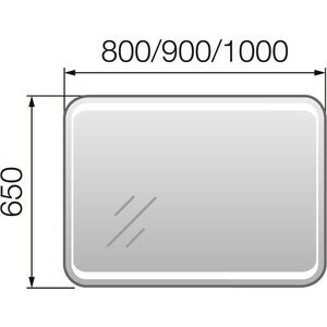 Зеркало для ванной Eco 90 - фотография № 11