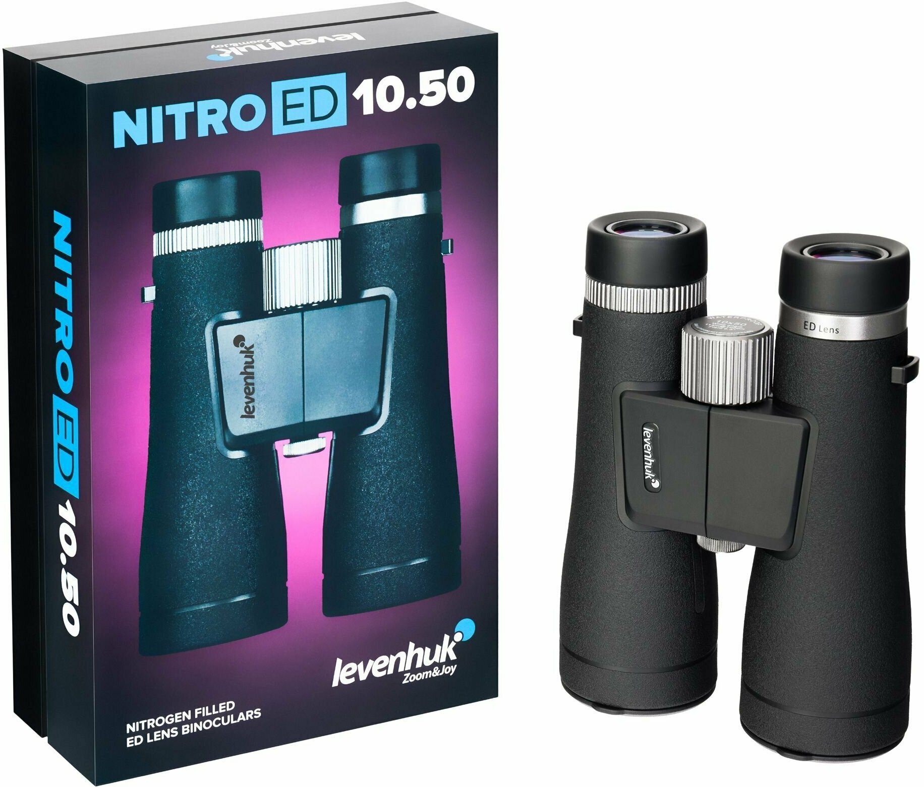 Бинокль Levenhuk Nitro ED 10x50 — фото 1