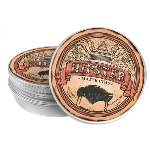 Hipster Глина Matte Clay, сильная фиксация, 33 мл, 35 г помада с тонирующим эффектом maestro black russian pomade 75 гр