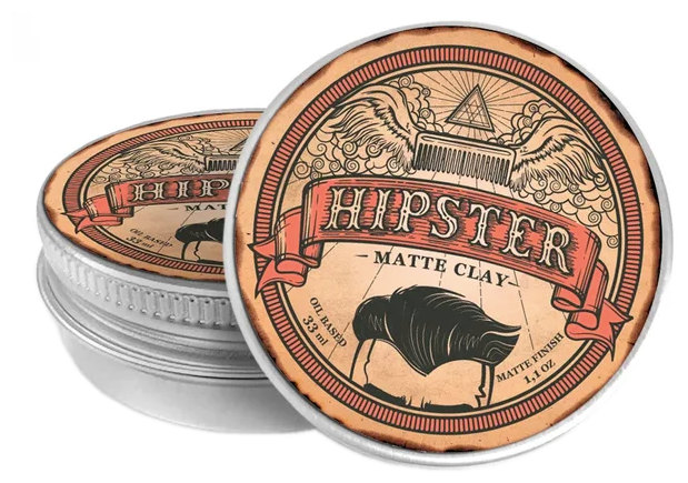 Hipster Глина Matte Clay, сильная фиксация, 33 мл, 35 г