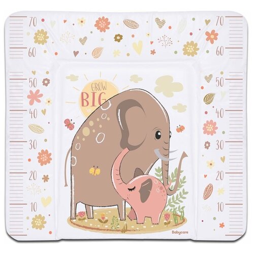 фото Пеленальный матрас babycare 82 х 73 (bc01) слоненок, бежевый