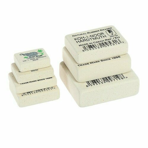 Набор ластиков 7 штук Koh-I-Noor ELEPHANT 30008-30080 белые 1055₽